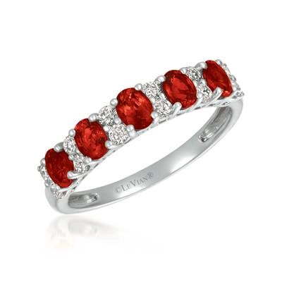 Le Vian 14K Vanilla Gold Passion Ruby and Vanilla Diamond Band