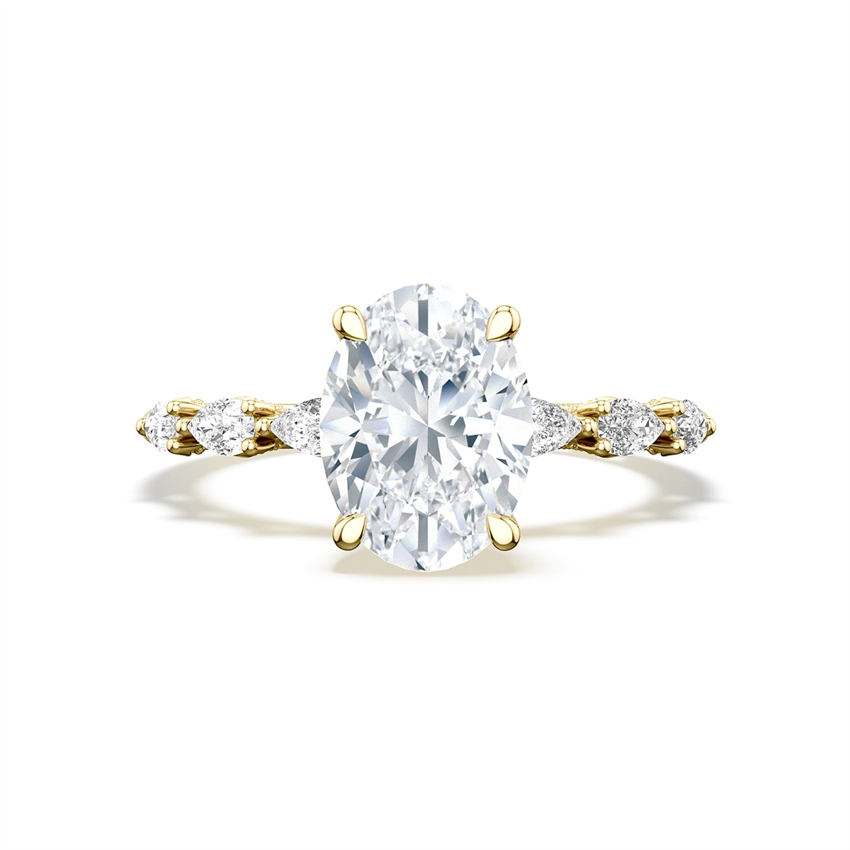 Tacori 18K Yellow Gold Diamond Semi-mount Ring