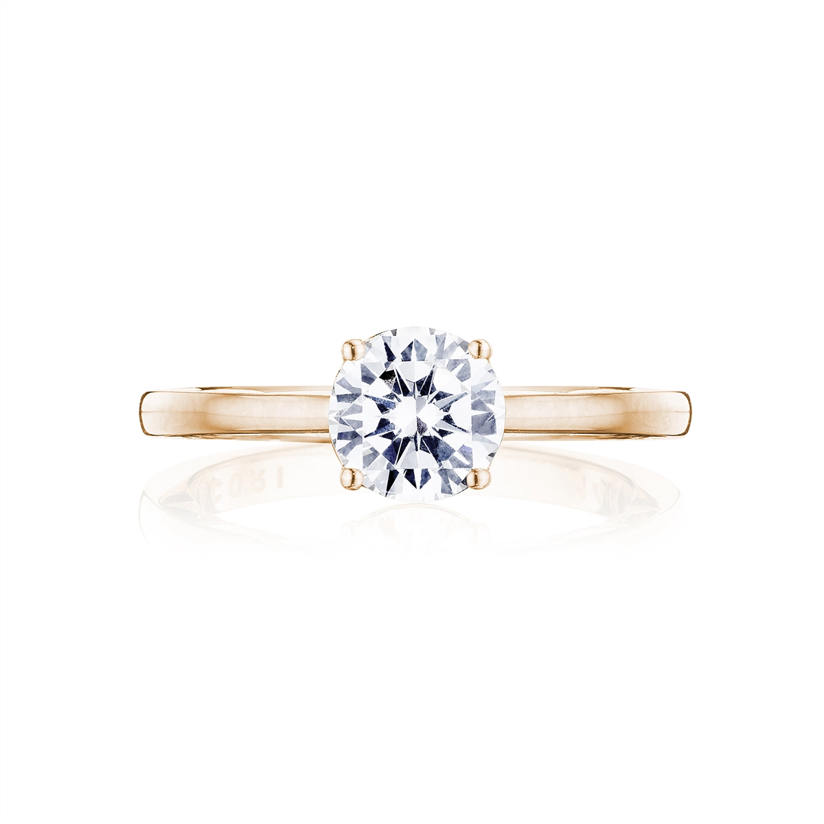 Tacori Coastal Crescent 14K Rose Gold Diamond Semi-mount