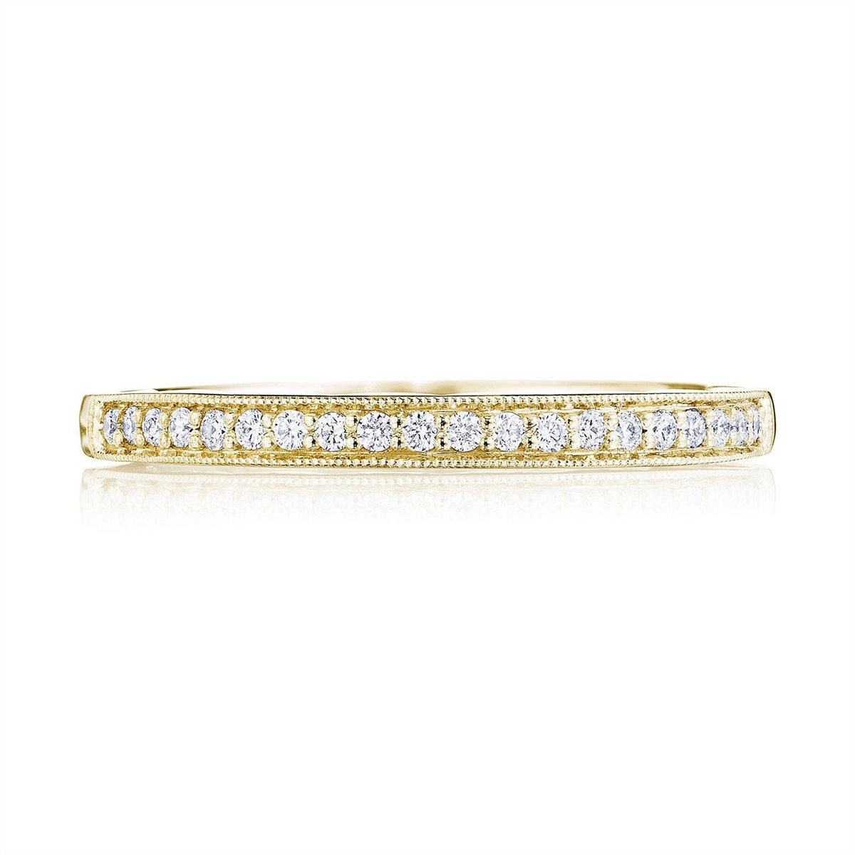 Tacori Coastal Crescent 14K Yellow Gold Diamond Eternity Band