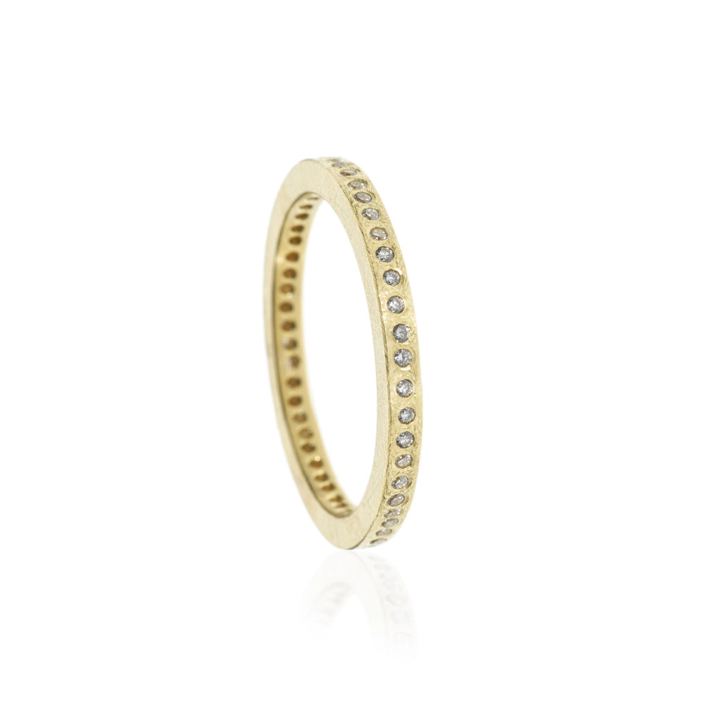 Todd Reed 18K Yellow Gold Diamond Eternity Band