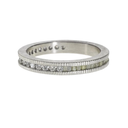 Todd Reed Raw Diamond Palladium Eternity Band