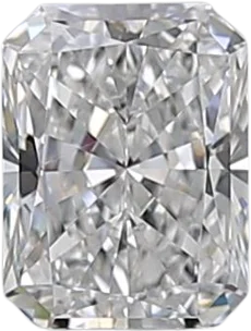 0.51 Carat D VVS1 Radiant Natural Diamond