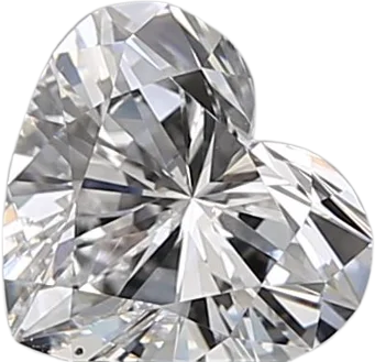 0.71 Carat D SI1 Heart Natural Diamond