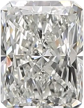 0.73 Carat H VVS1 Radiant Natural Diamond