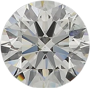 0.83 Carat H SI1 Round Natural Diamond