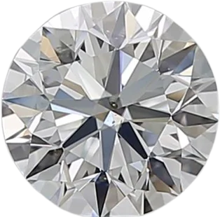 0.9 Carat F SI1 Round Natural Diamond