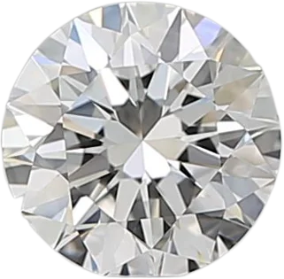 0.9 Carat F VVS2 Round Natural Diamond