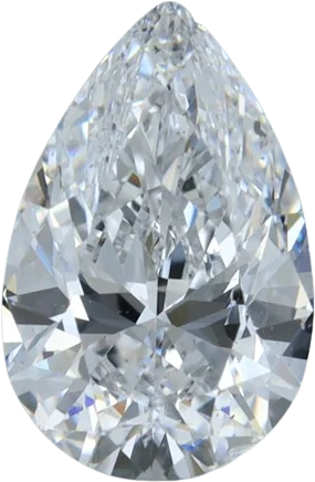 1.01 Carat D SI1 Pear Natural Diamond