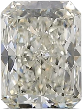 1.5 Carat K SI1 Radiant Natural Diamond