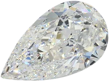 1.72 Carat G VVS2 Pear Natural Diamond