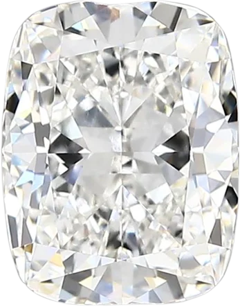 2.02 Carat F vvs1 Elongated Cushion Lab Diamond