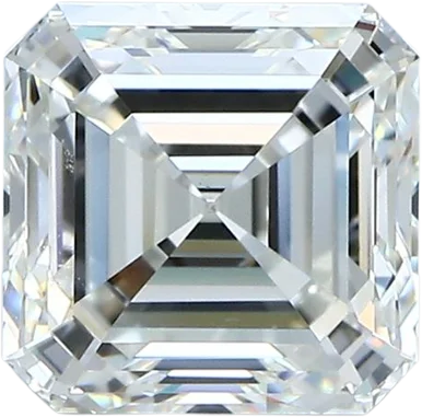 2.5 Carat H VS1 Asscher Natural Diamond