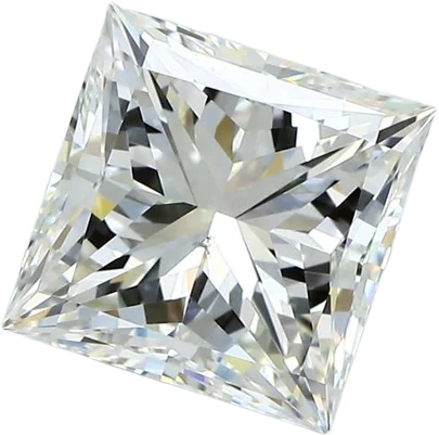 3.03 Carat K SI1 Princess Natural Diamond