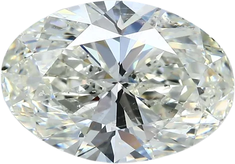 3.53 Carat K SI2 Oval Natural Diamond