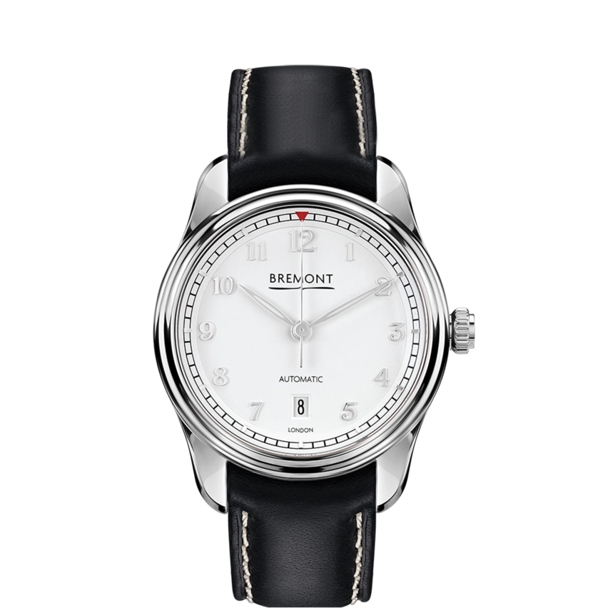 Bremont Airco Mach 2-WH Watch White Dial Black Leather 40mm Automatic