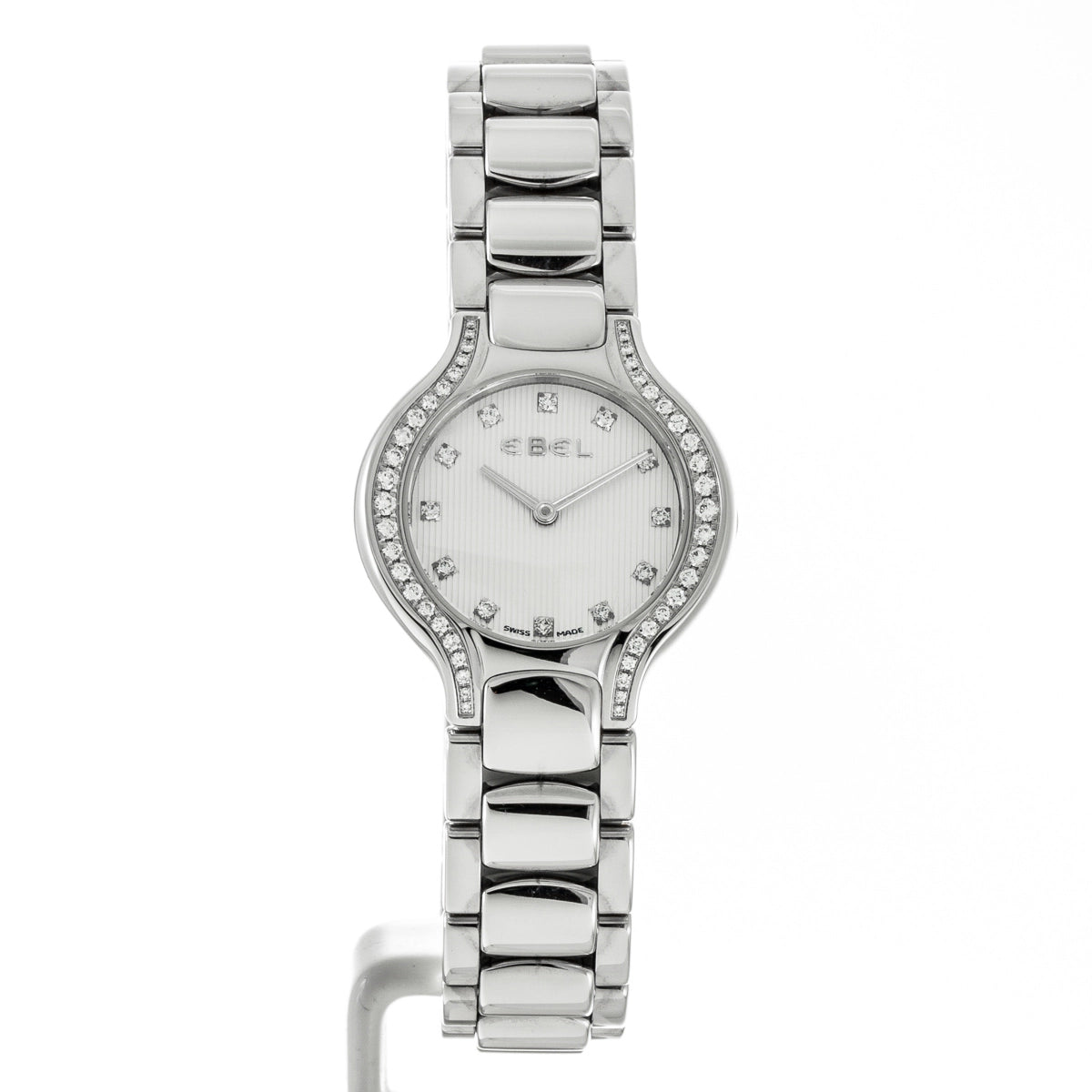 Ebel Beluga Round Mini Watch Silver Dial Diamonds 26mm Quartz (FINAL SALE)