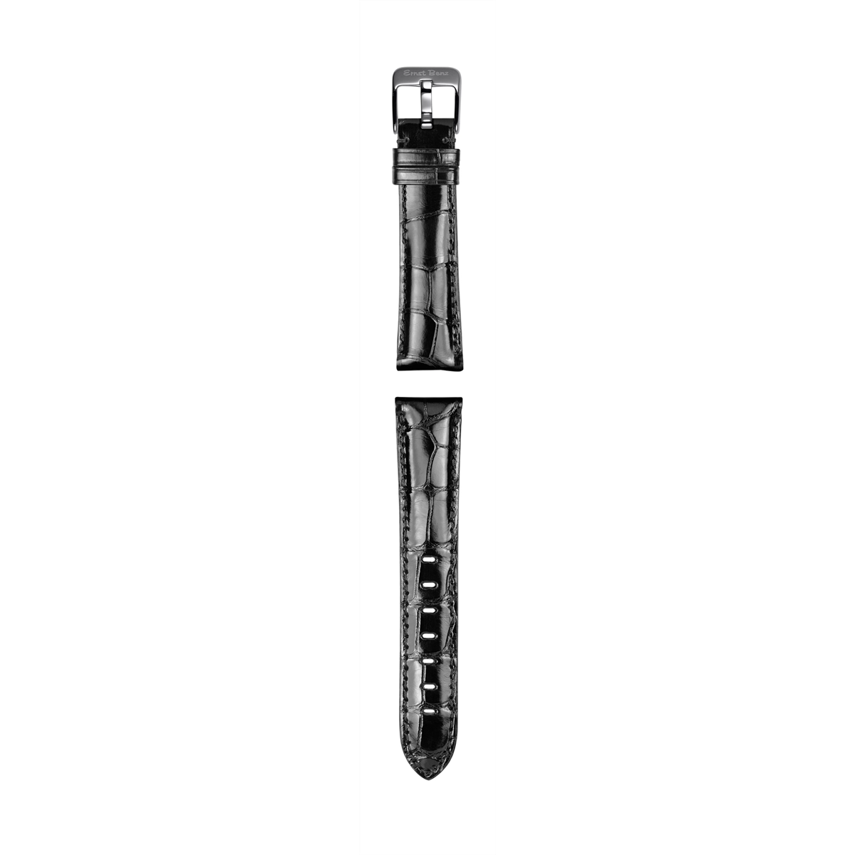 Ernst Benz Watch Strap Black Alligator 18mm (STRAP ONLY)