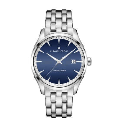 Hamilton Jazzmater Gent Quartz Watch Blue Dial 40mm