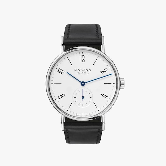 NOMOS Glashütte Tangente White Dial Black Strap 35mm Manual Wind