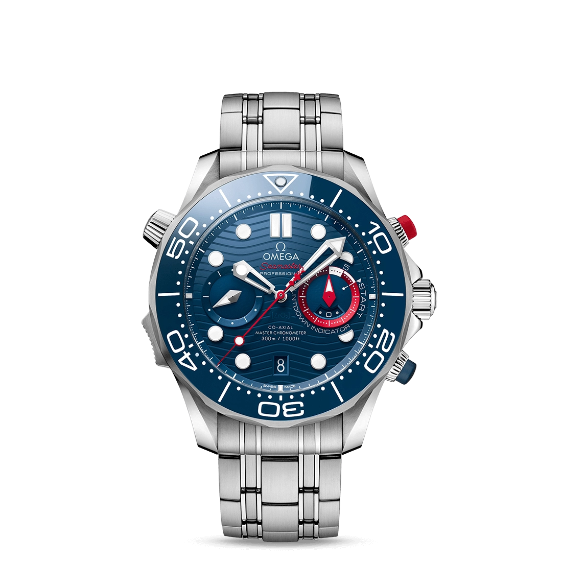 Omega Seamaster Diver 300M Co-Axial Chronograph America's Cup 44mm Automatic