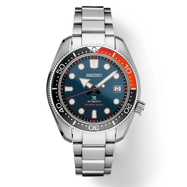 Seiko Prospex Diver Watch Blue Sunray Dial Stainless Steel 44mm Automatic