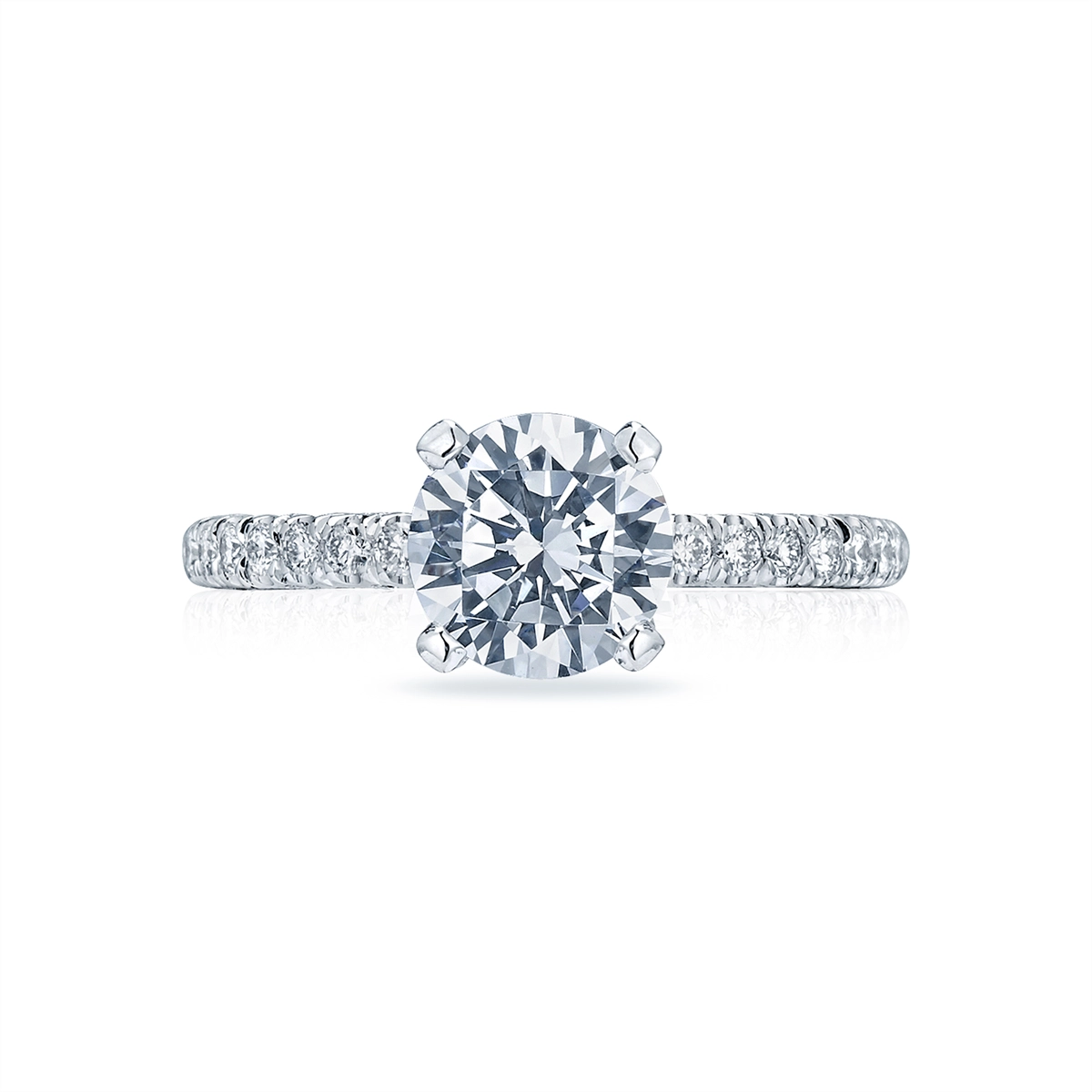 Tacori 18K White Gold Diamond Engagement Ring