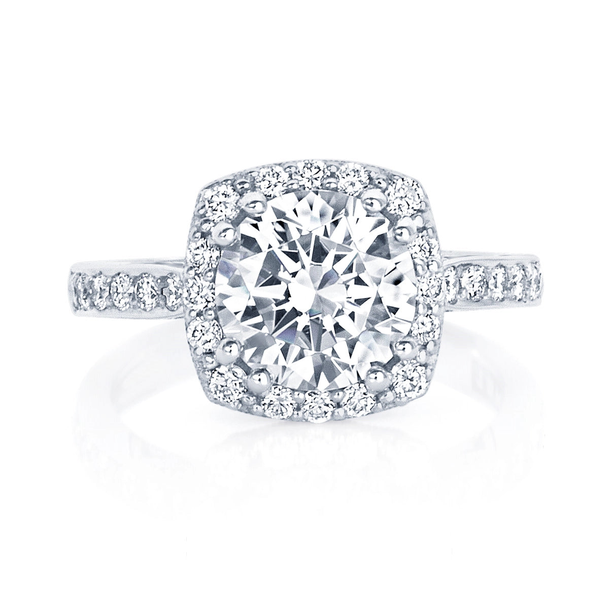 Tacori MEIEROTTO EXCLUSIVE Diamond 18K White Gold Engagement Ring